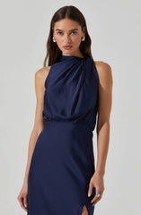 Lbruh Jelyn Satin Midi Dress