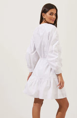 Lbruh Ruched Long Sleeve Dress