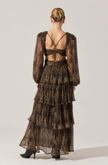 Lbruh Anora Floral Tiered Maxi Dress