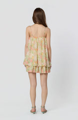 Inixyf Jessa Floral Tiered Bubble Dress