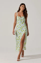 Lbruh Elsie Floral Midi Dress
