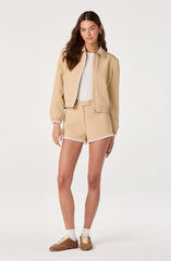 Inixyf Reid Scallop Trim Bomber Jacket