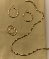 Medium Eloise Hoops