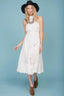 Bentley Chic Summer Midi Dress White