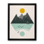 Lapras Mountains Black Framed Wall Art