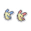 Plusle & Minun Pokémon Pixel Pins (2-Pack)
