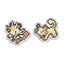 Meowth & Persian Pokémon Pixel Pins (2-Pack)