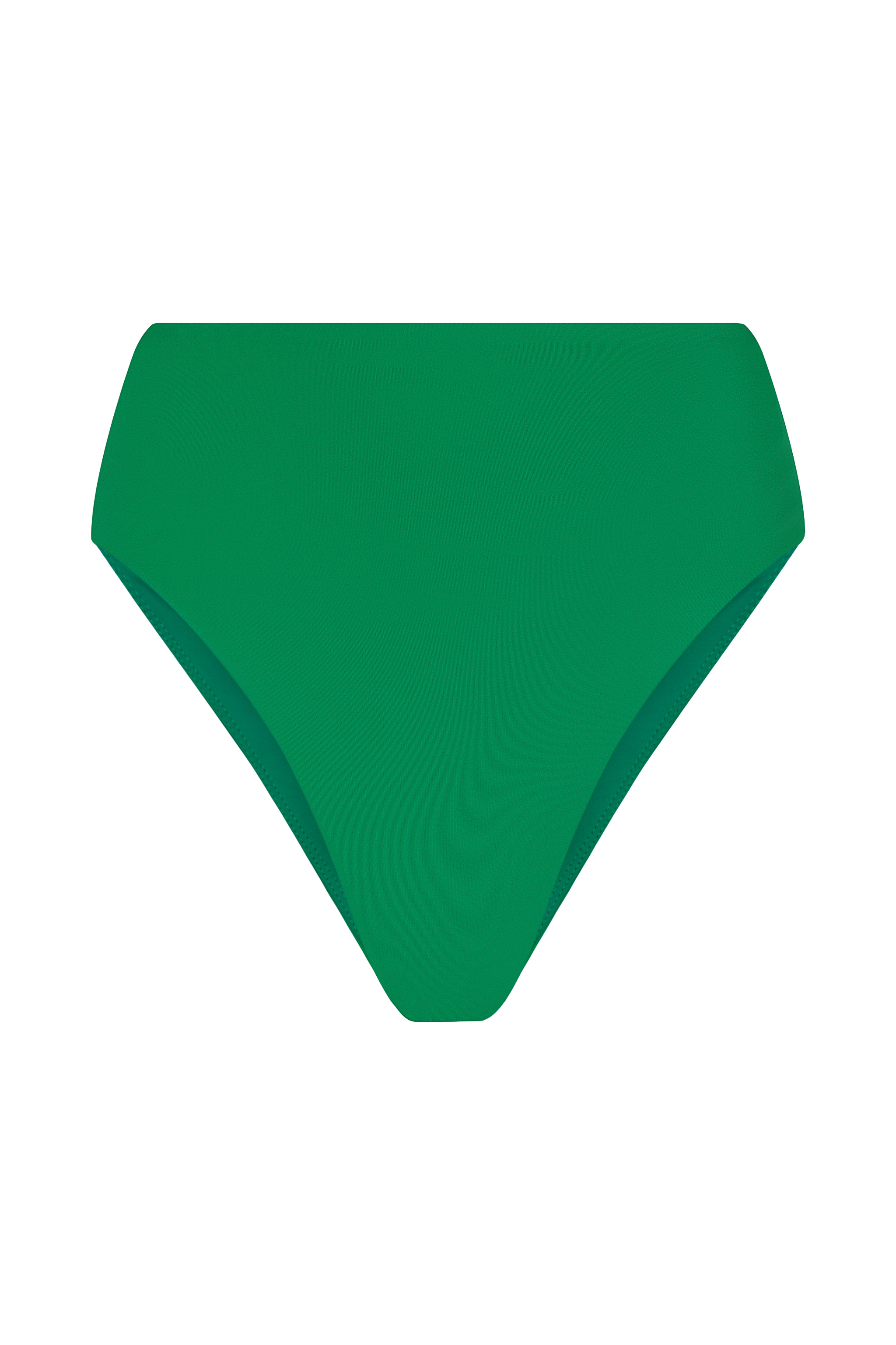 High Waist Bikini Bottom | Smooth Emerald