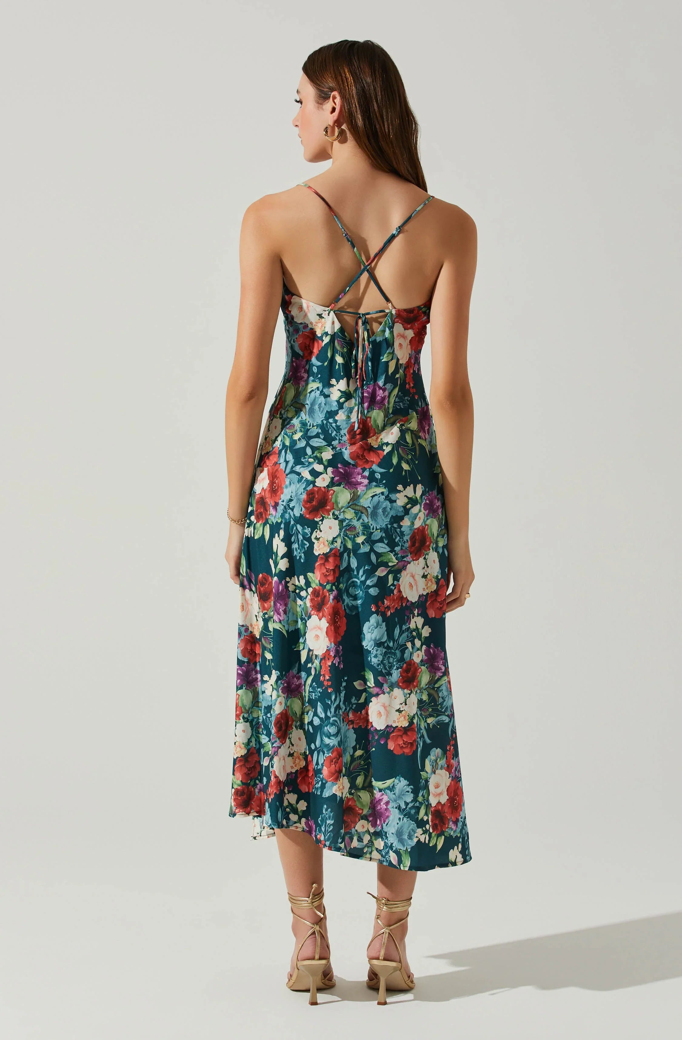Lbruh Gaia Floral Midi Dress
