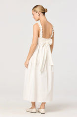 Lbruh Orenthia Ruffle-Strap Smocked Maxi Dress