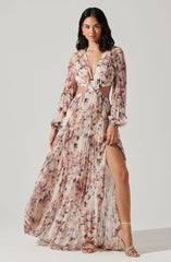 Lbruh Revery Floral Long Sleeve Maxi Dress