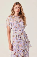 Lbruh Floramae Floral Ruffle Dress