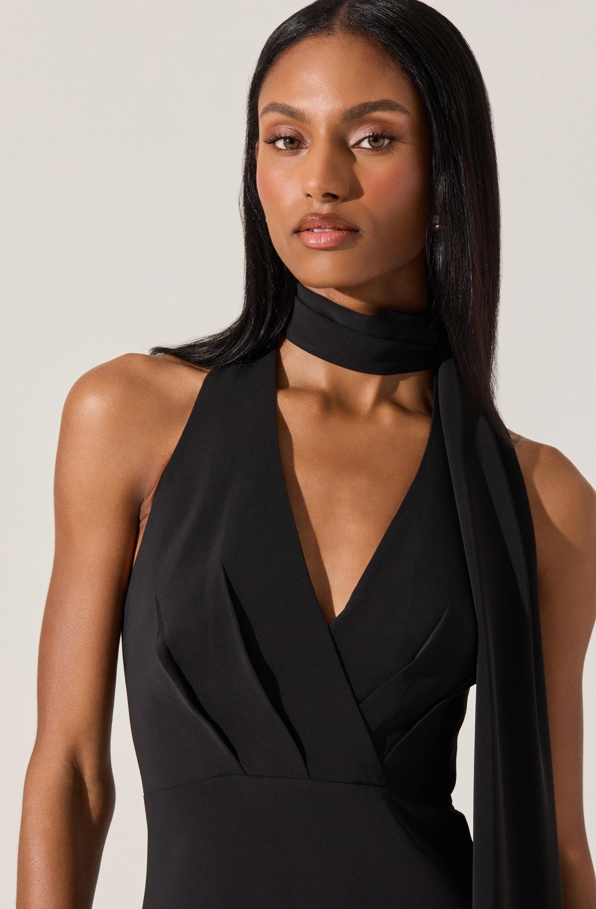 Lbruh Hilaire Halter Midi Dress