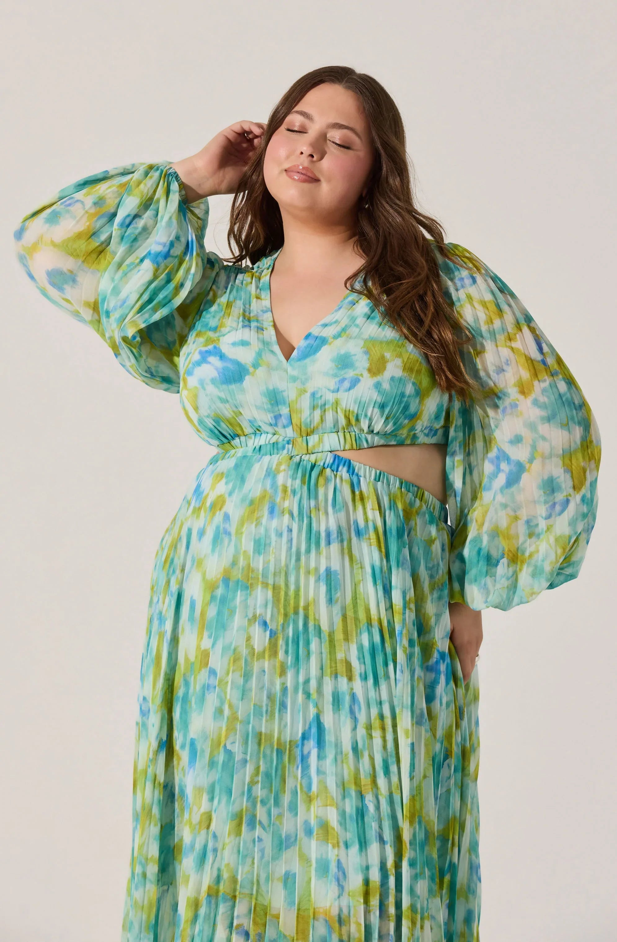 Lbruh Revery Floral Long Sleeve Maxi Dress