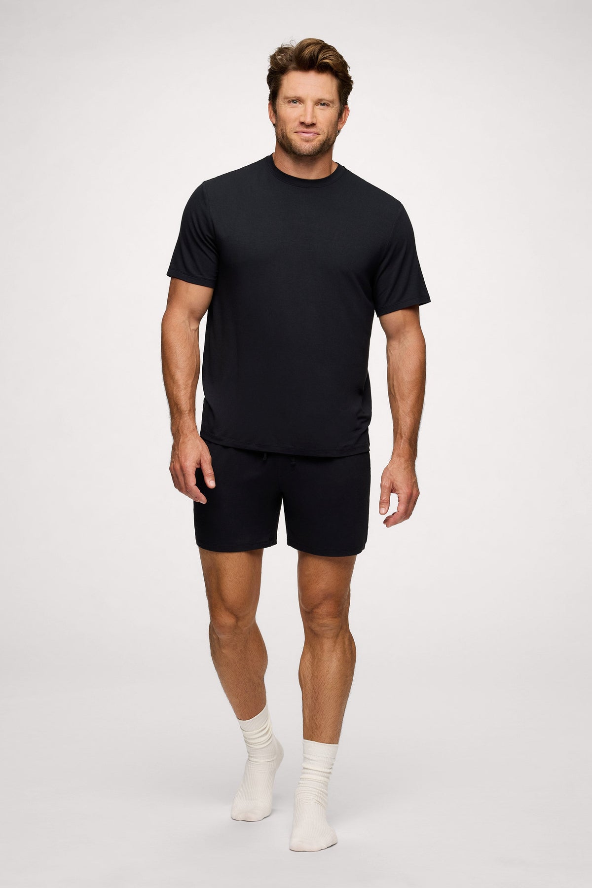 Men's Pajama Short Set | Black