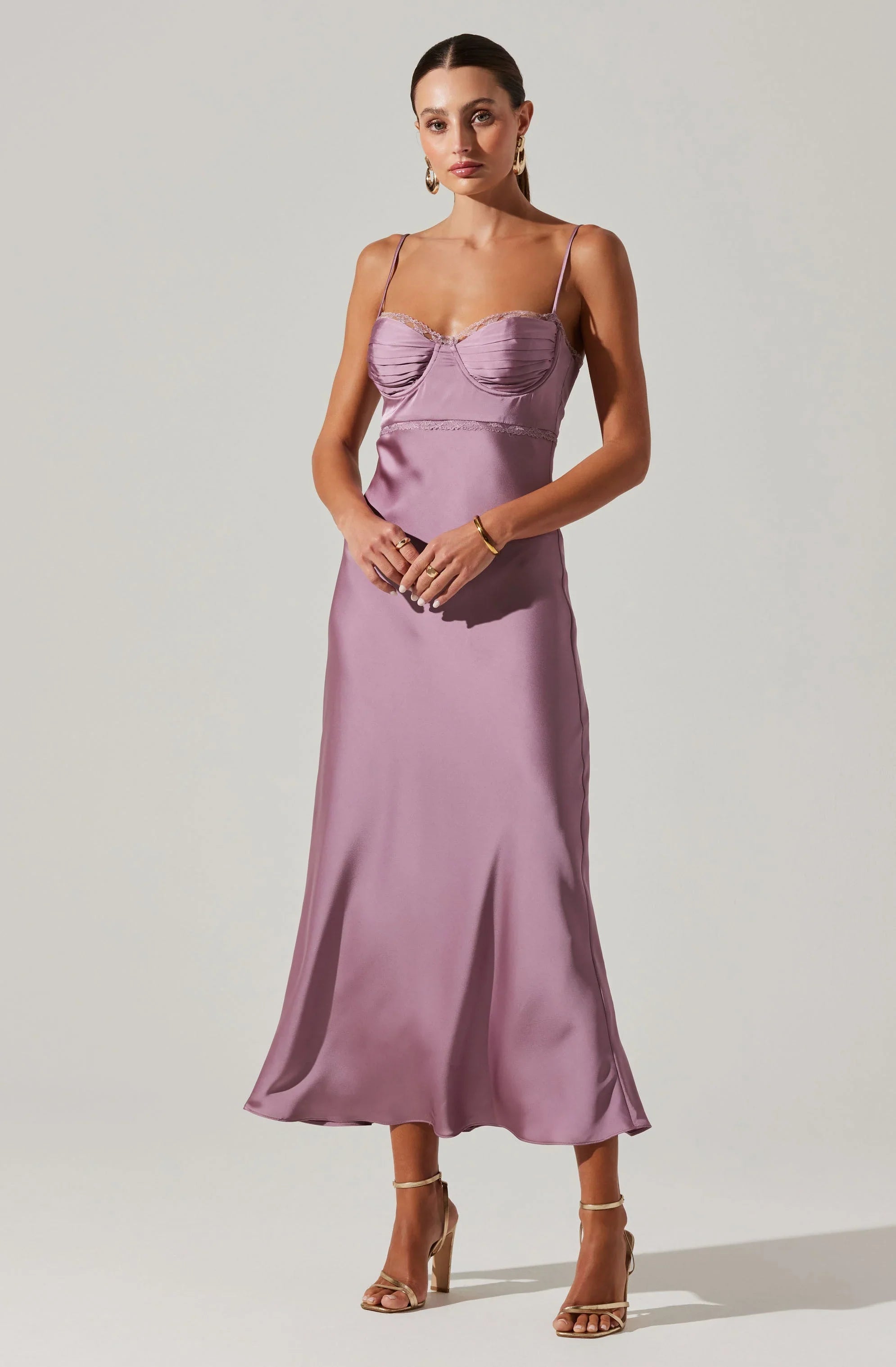 Lbruh Florianne Satin Maxi Dress