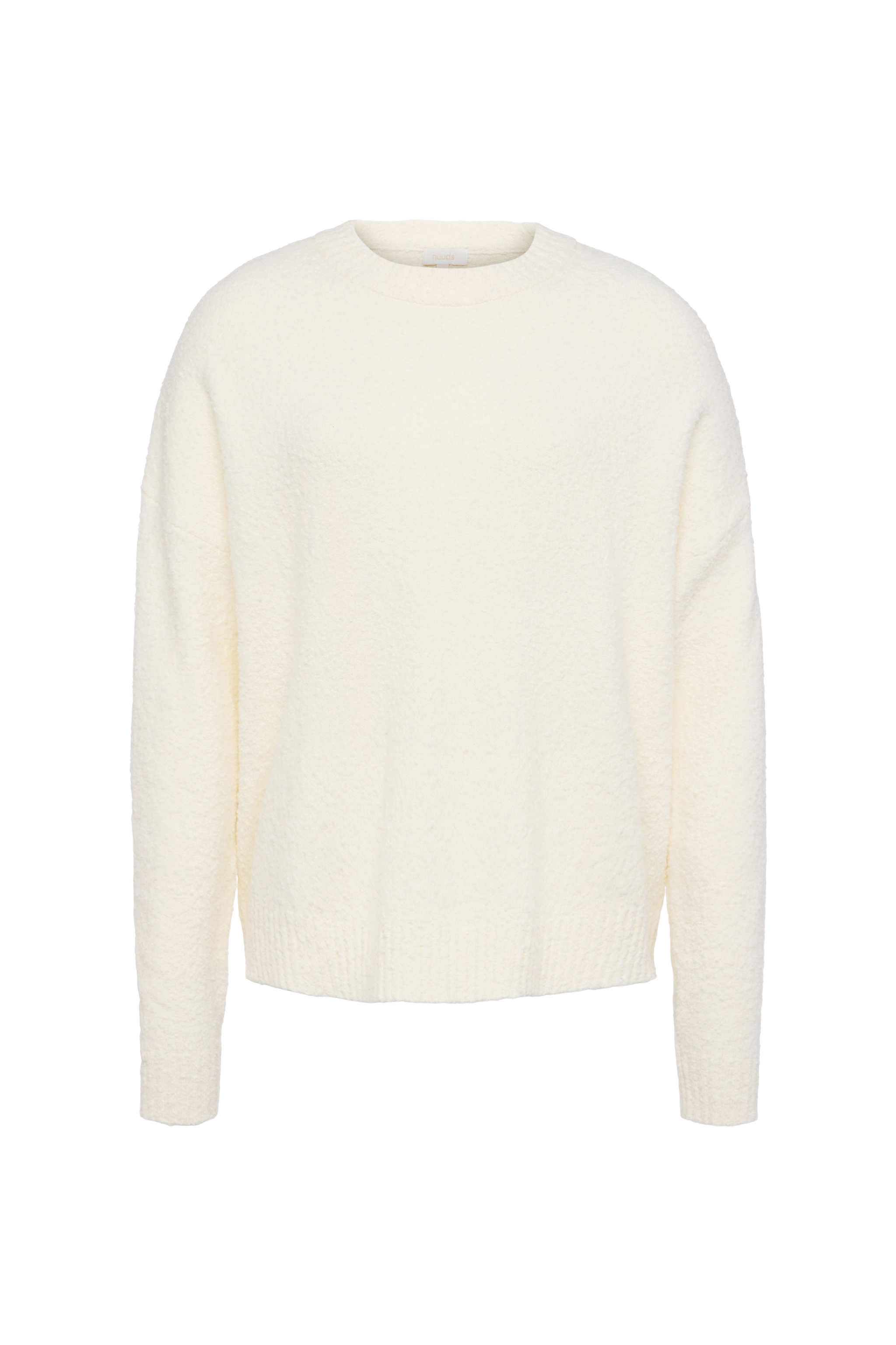 Boucle Crewneck Sweater | Pearl