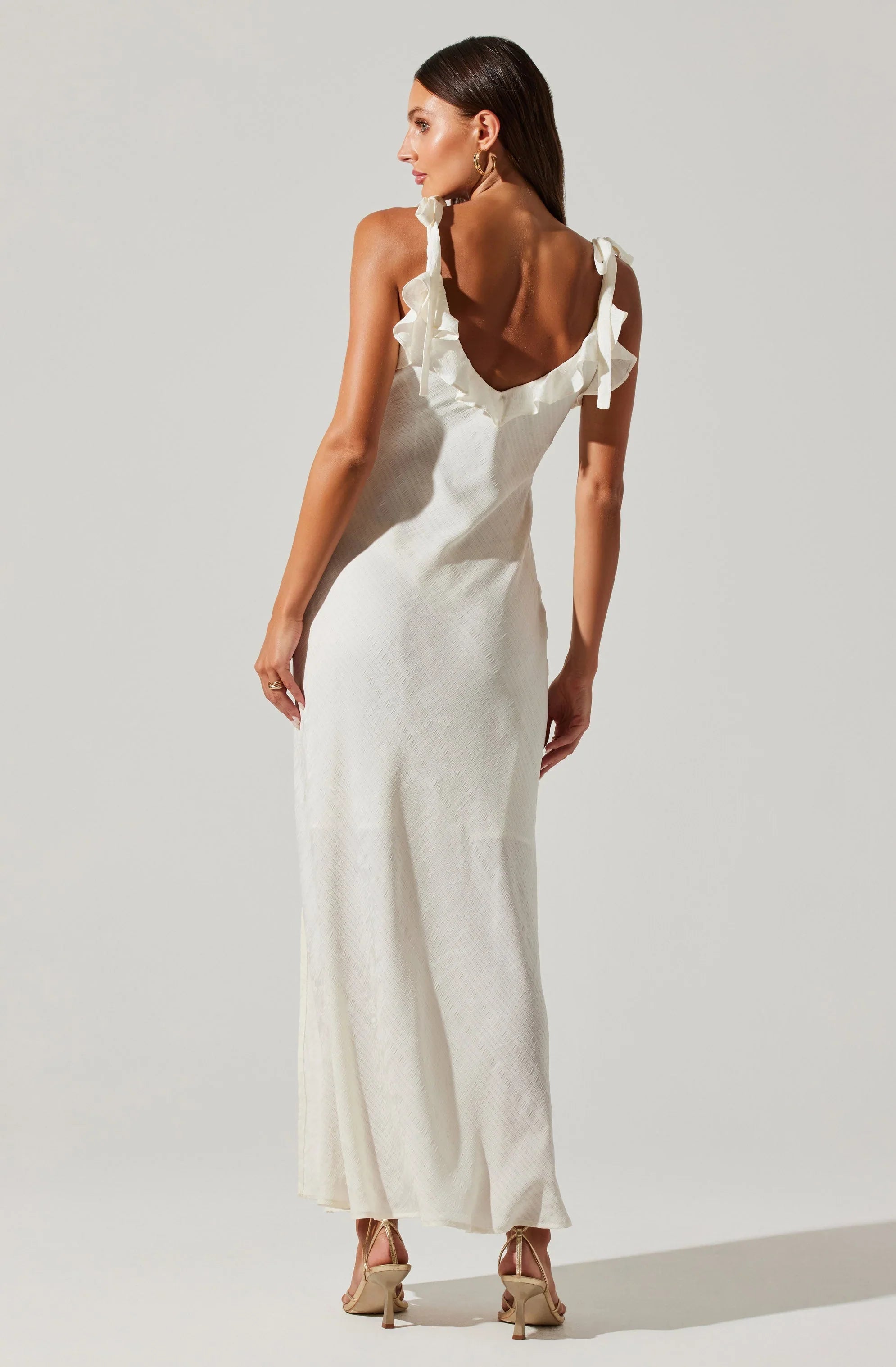 Lbruh Sorbae Ruffle Maxi Dress