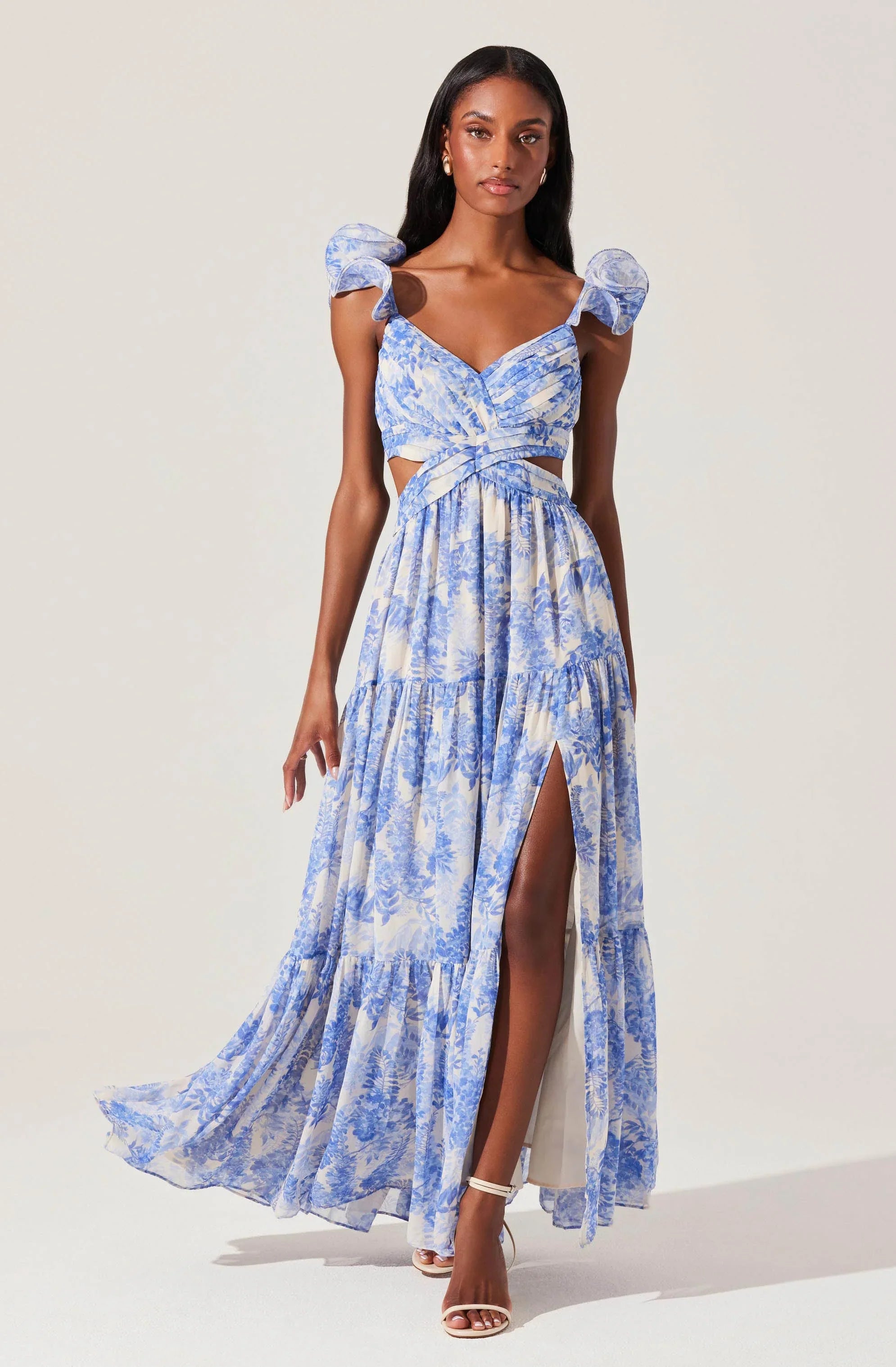 Lbruh Fritillaria Floral Maxi Dress
