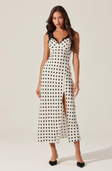 Lbruh Eirene Polka Dot Midi Dress