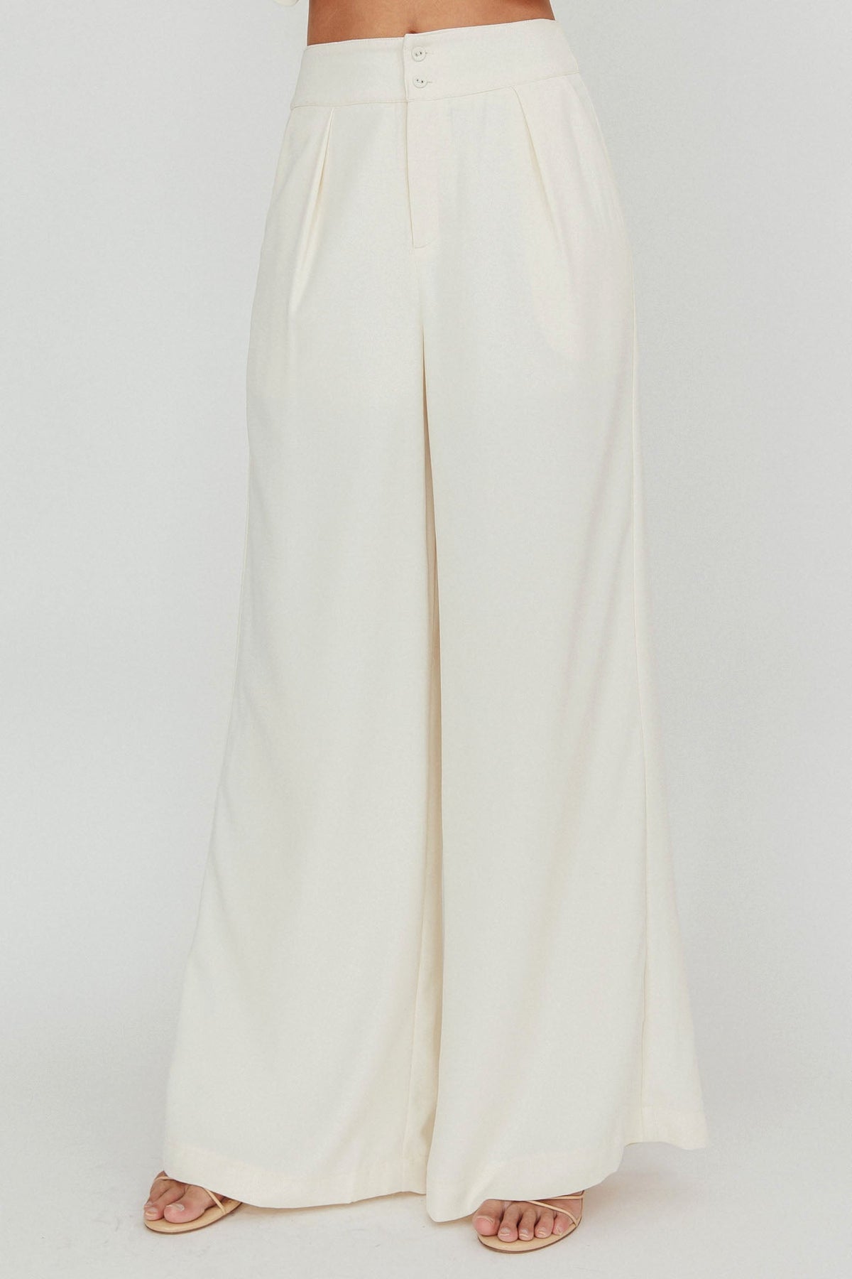 Songbird Wide Leg Pants Bone Main image