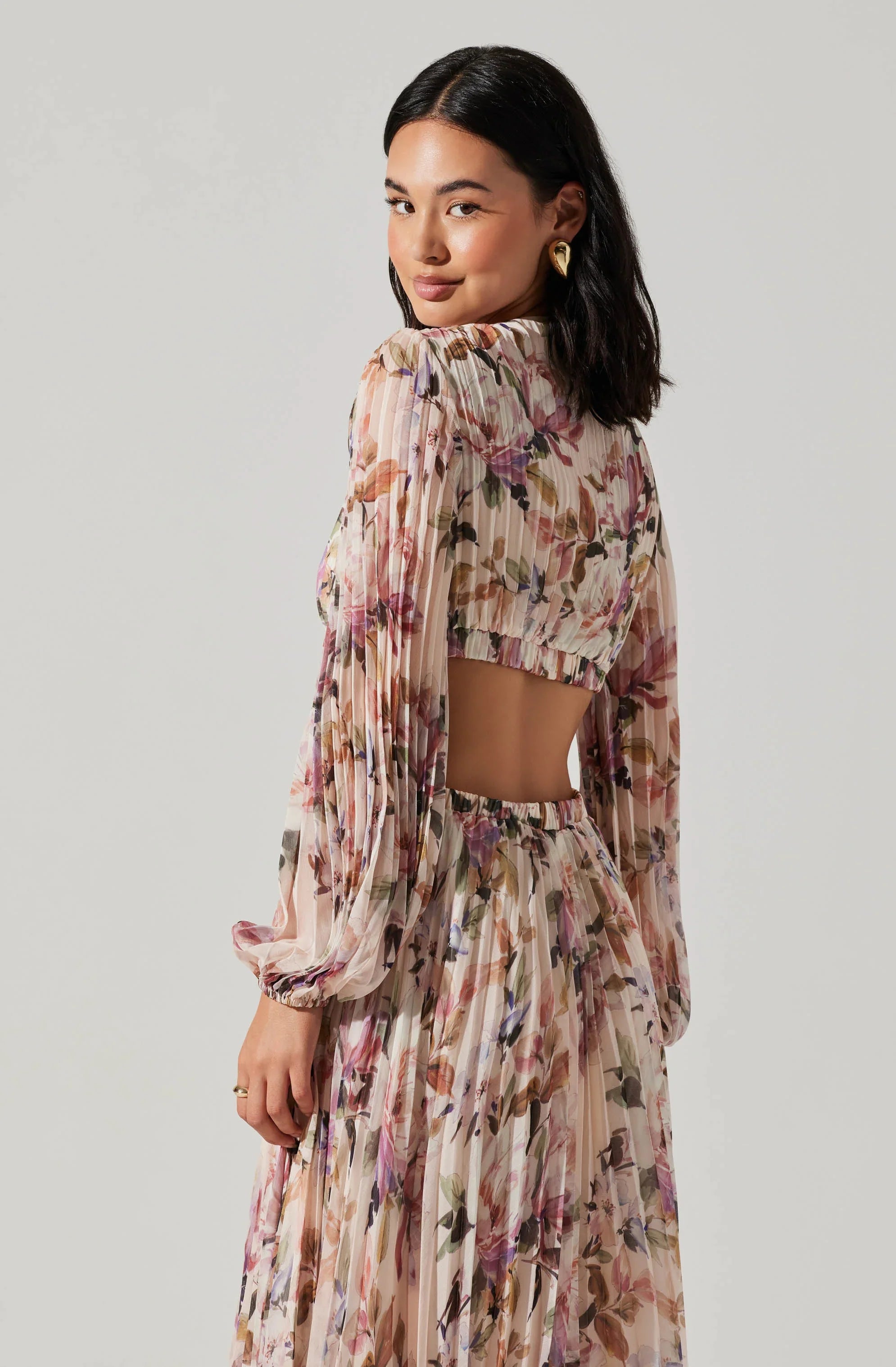 Lbruh Revery Floral Long Sleeve Maxi Dress