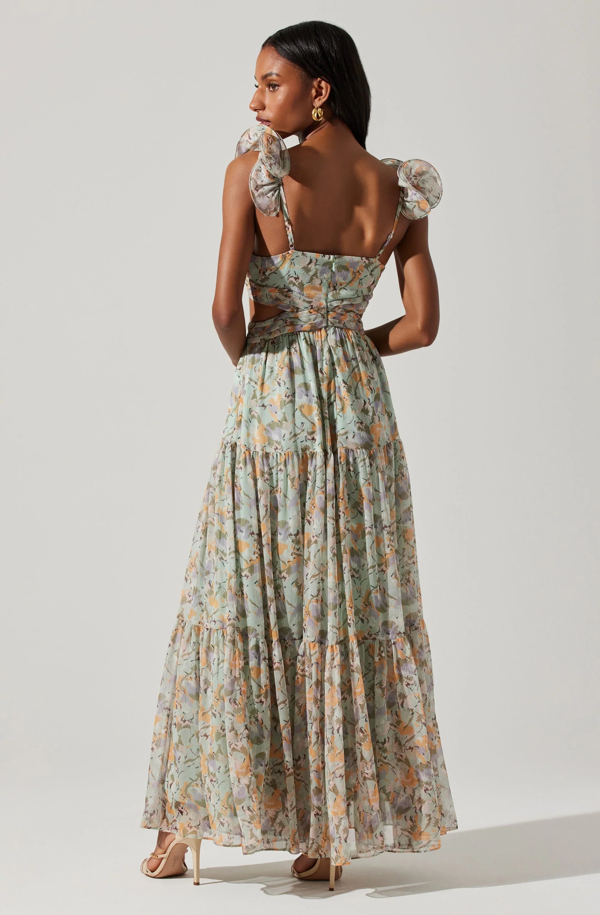 Lbruh Fritillaria Floral Maxi Dress