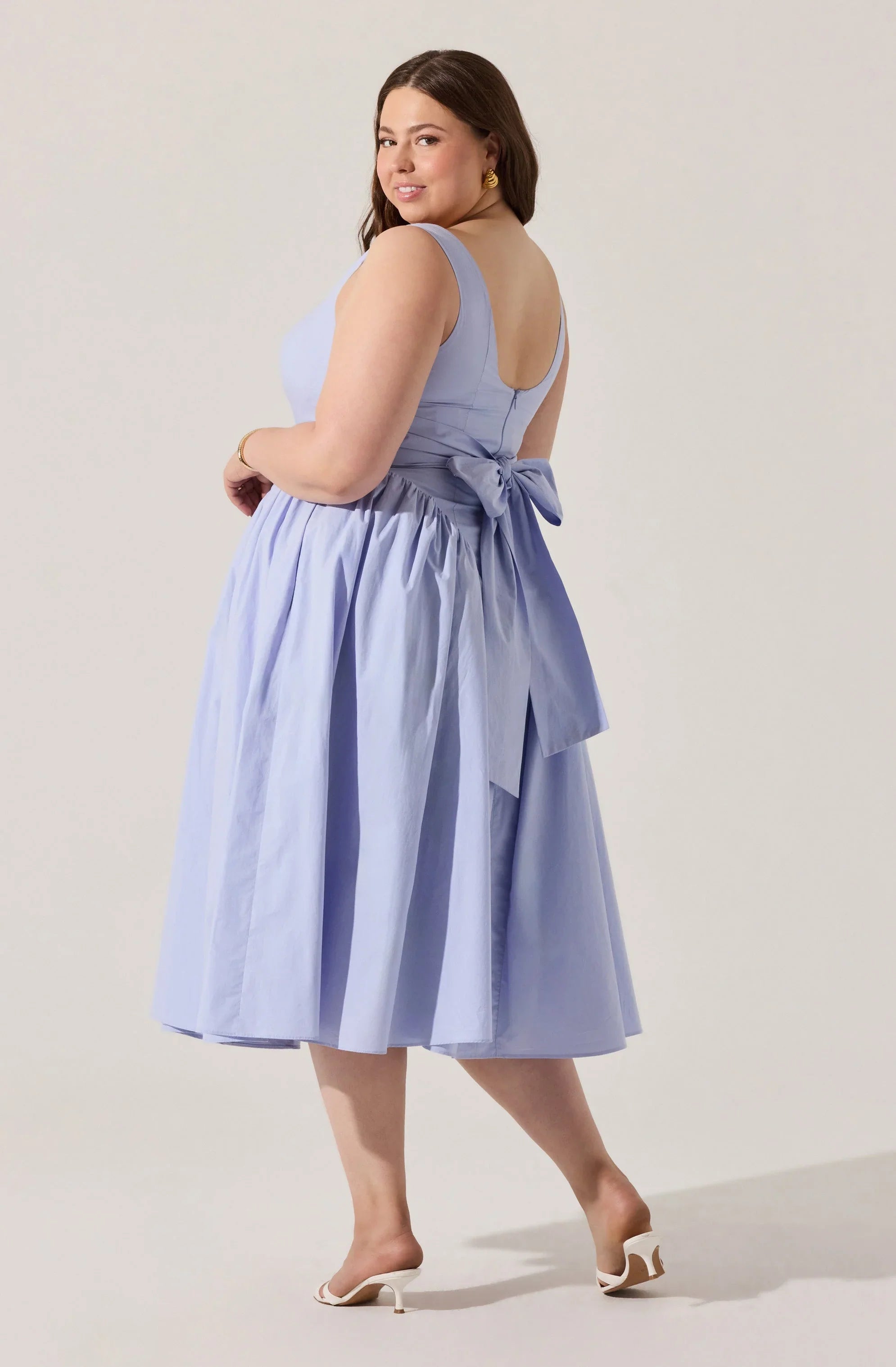 Lbruh Vinya Poplin Drop Waist Dress