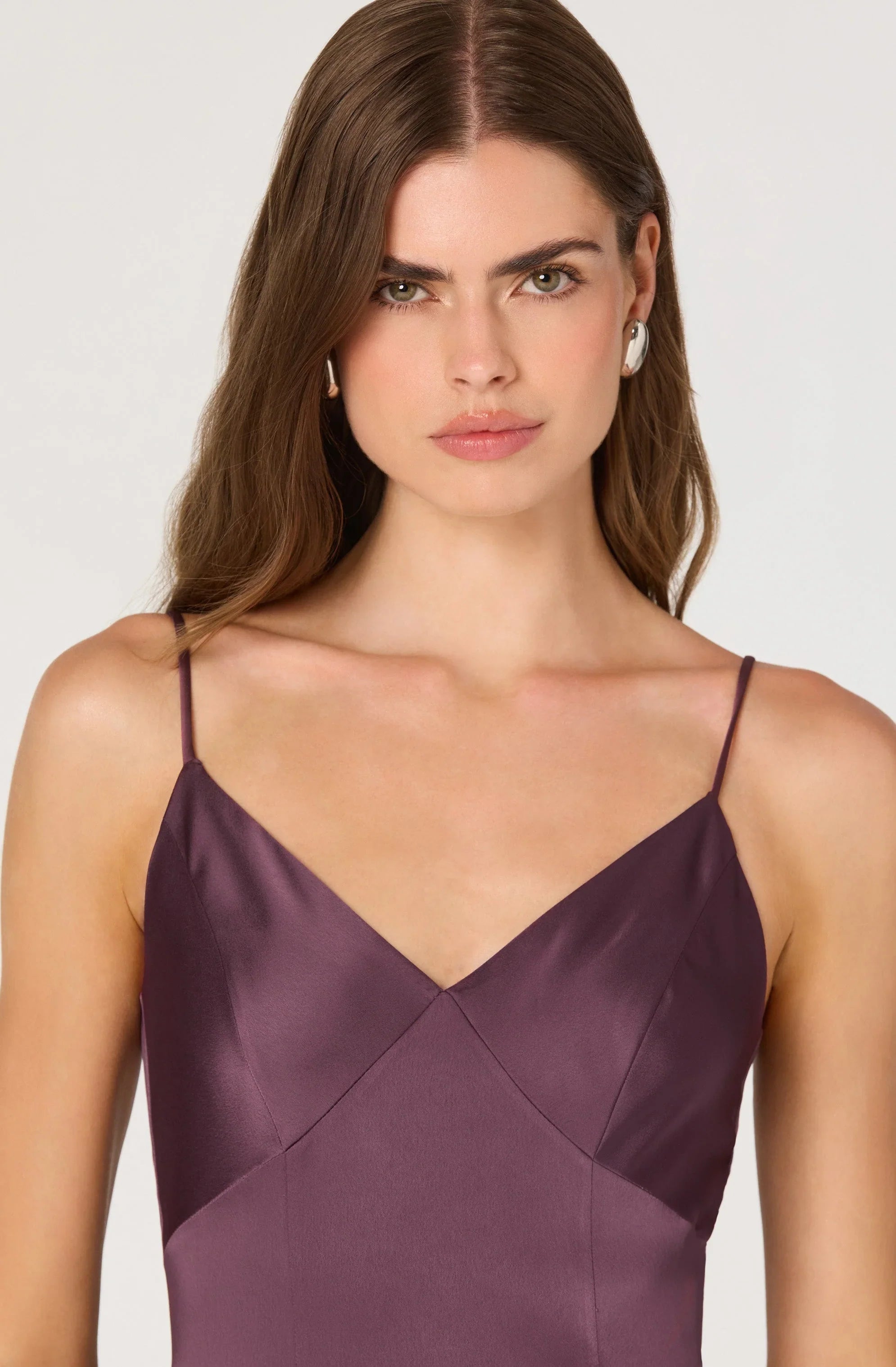 Inixyf Pleated Drop Waist Maxi Dress