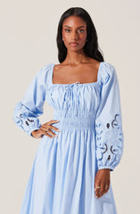 Lbruh Wisnia Eyelet Embroidered Dress