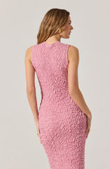 Lbruh Textured Bodycon Midi Dress