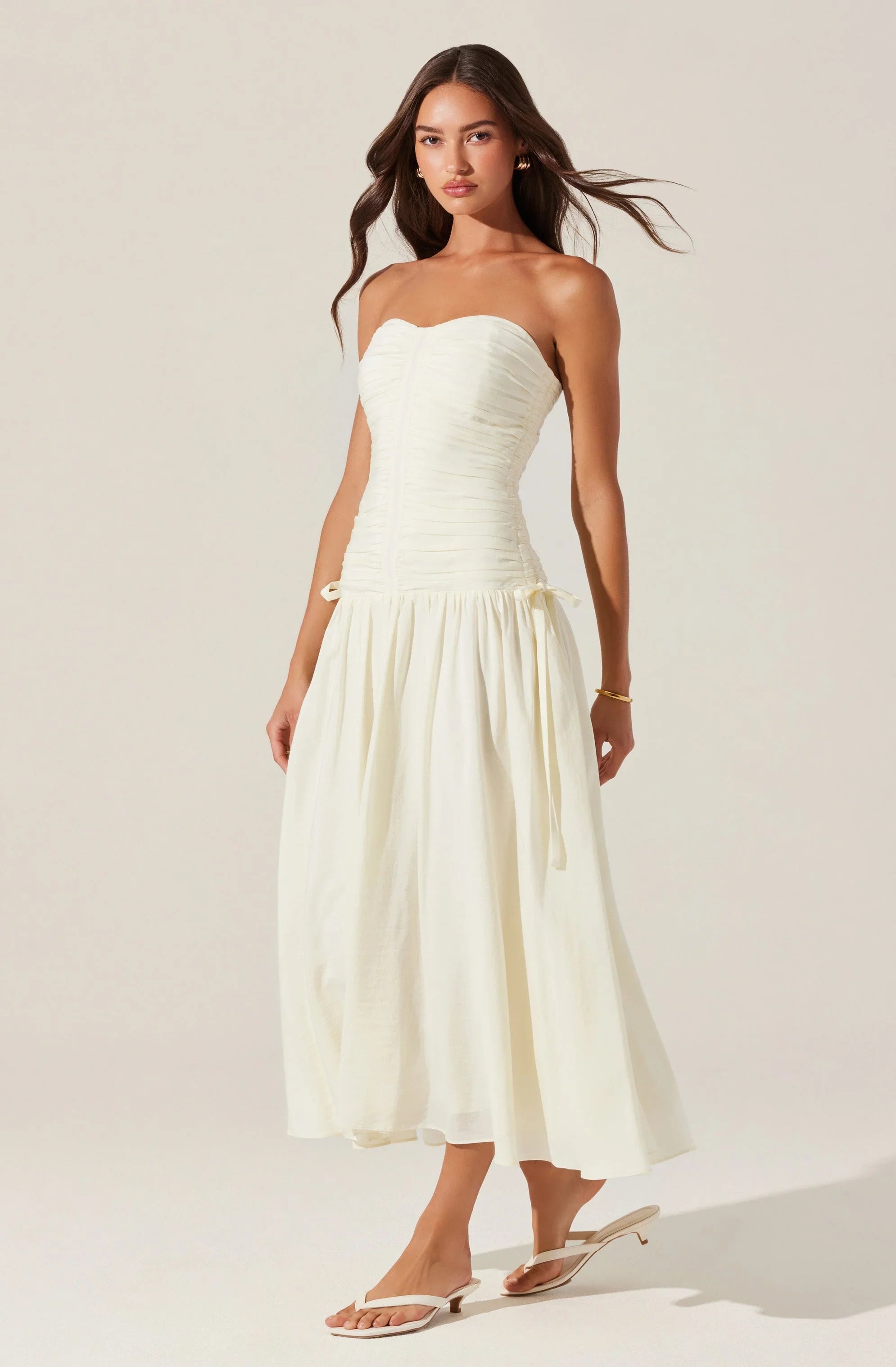 Lbruh Zori Strapless Maxi Dress