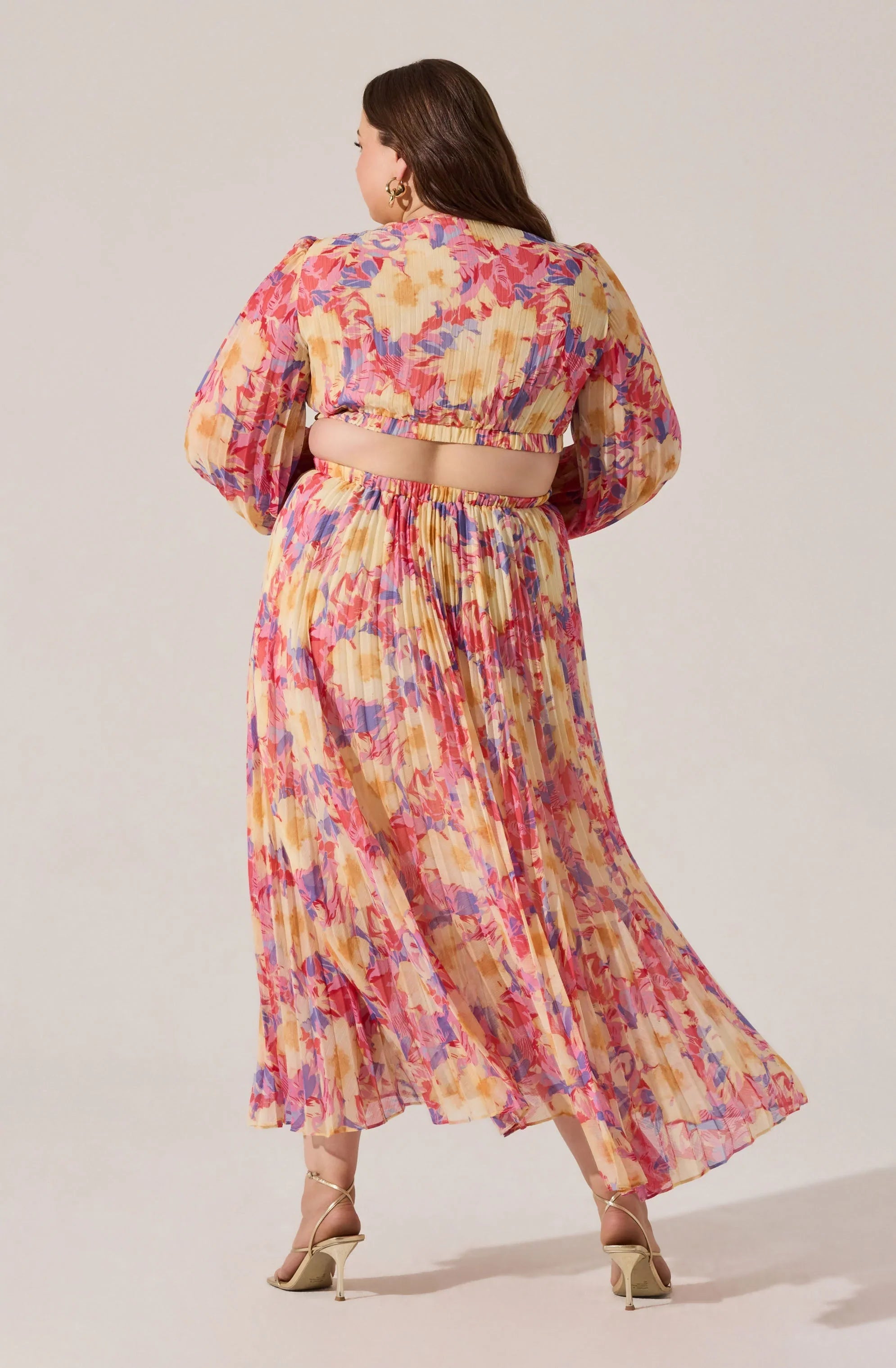 Lbruh Revery Floral Long Sleeve Maxi Dress