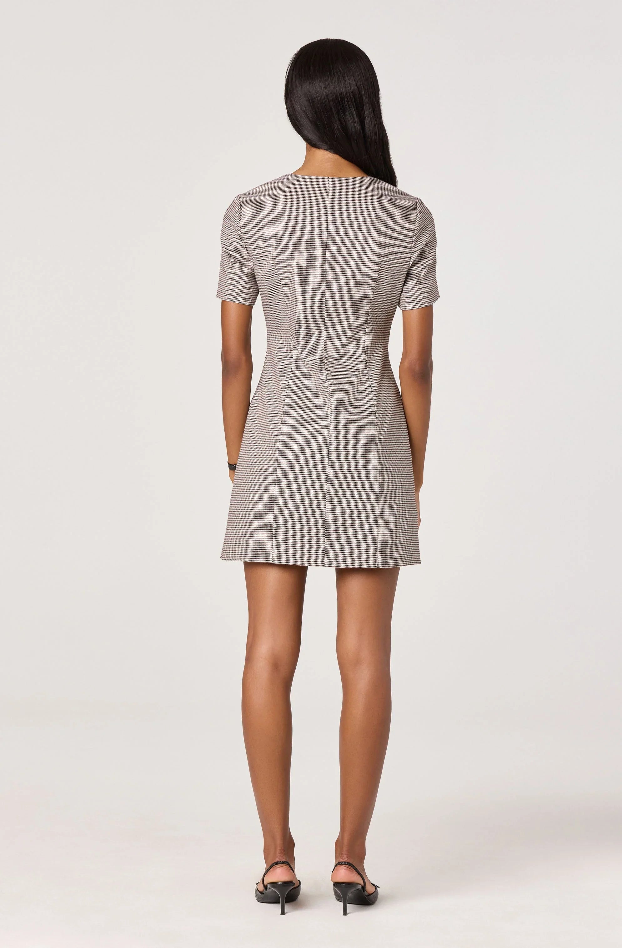 Lbruh Square Neck Blazer Mini Dress