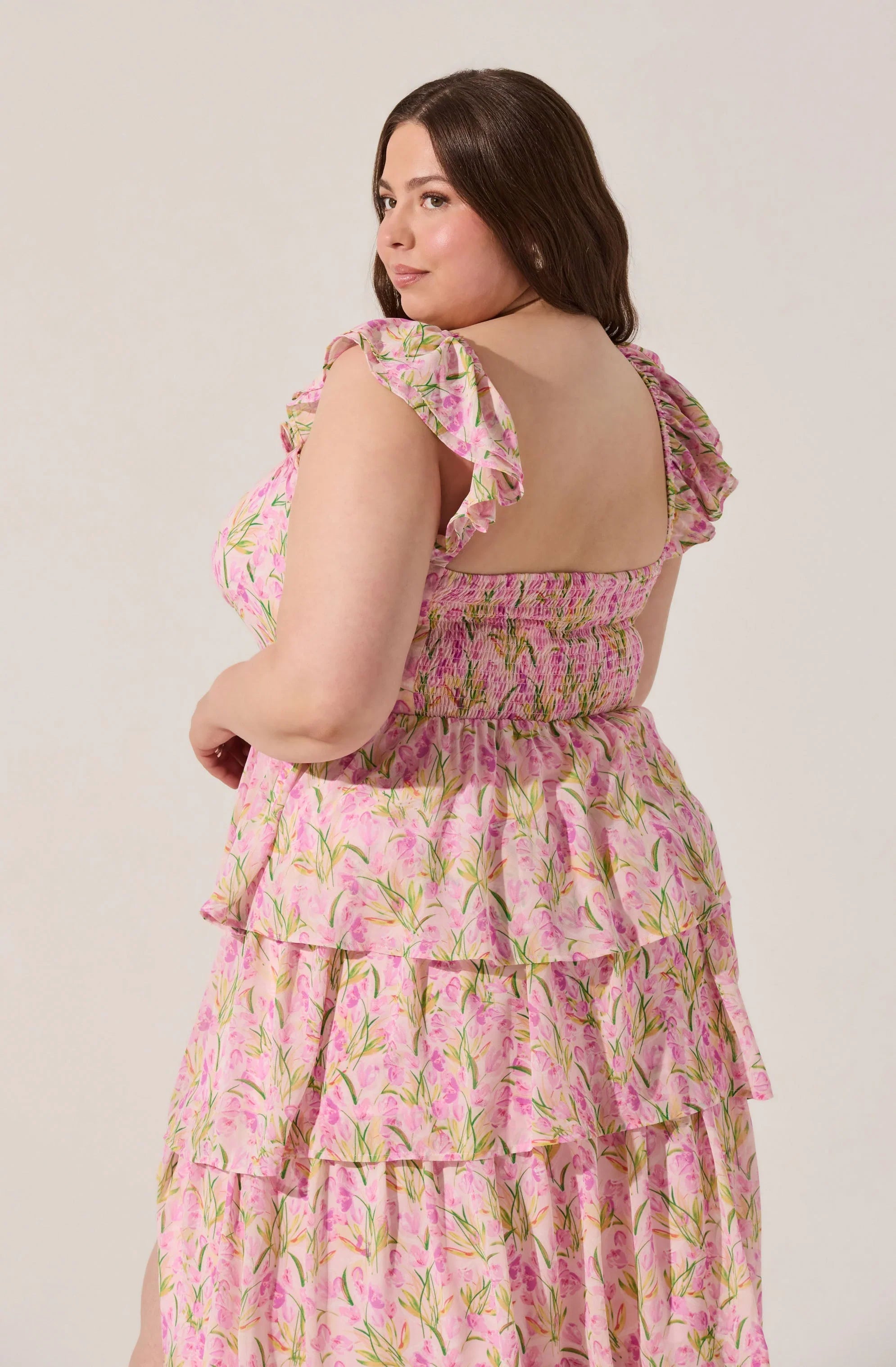 Lbruh Midsummer Floral Tiered Maxi Dress