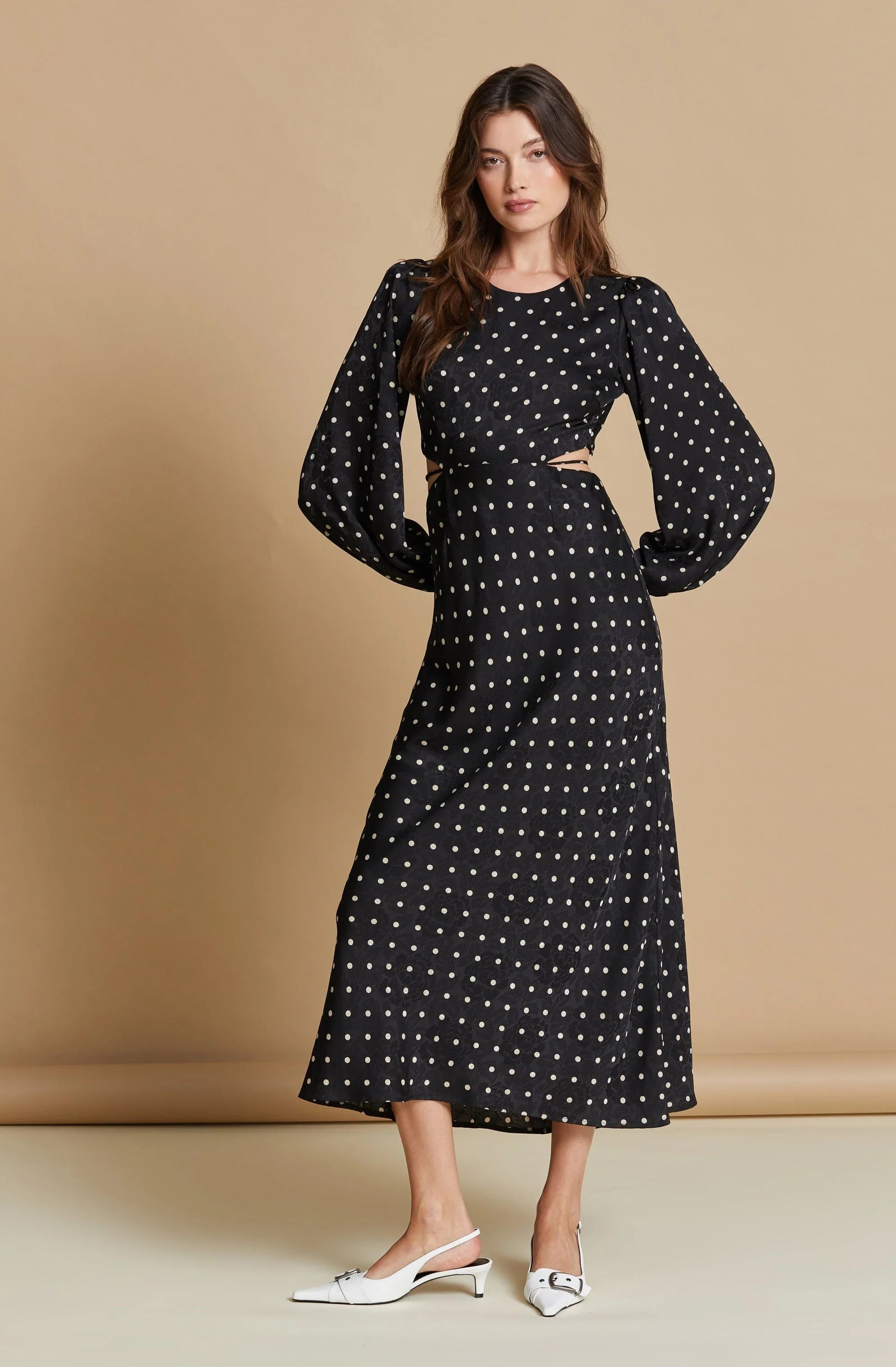 Lbruh Quinn Floral Cutout Maxi Dress