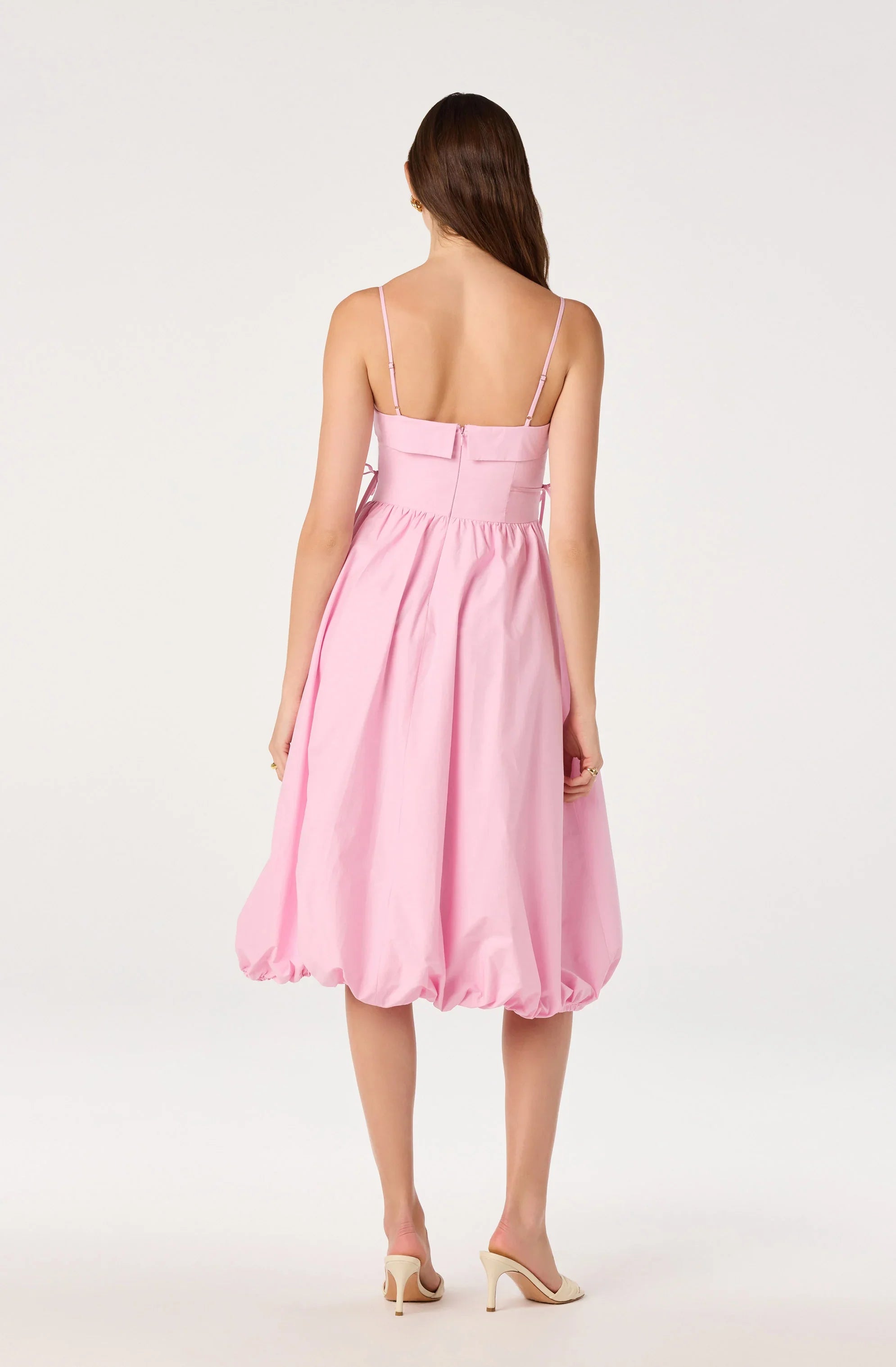 Inixyf Dahlia Bubble Hem Midi Dress