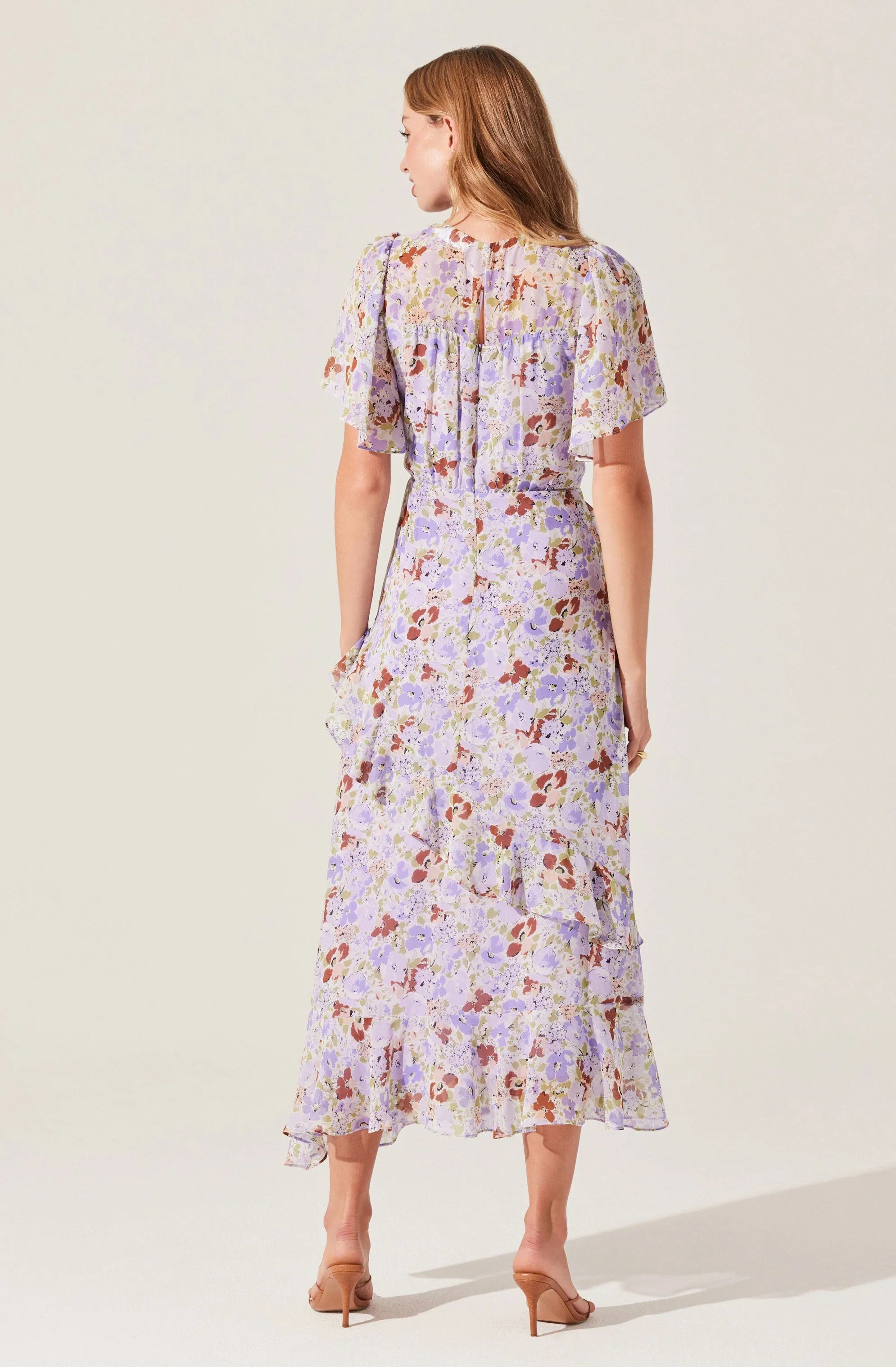 Lbruh Floramae Floral Ruffle Dress