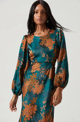 Lbruh Quinn Floral Cutout Maxi Dress