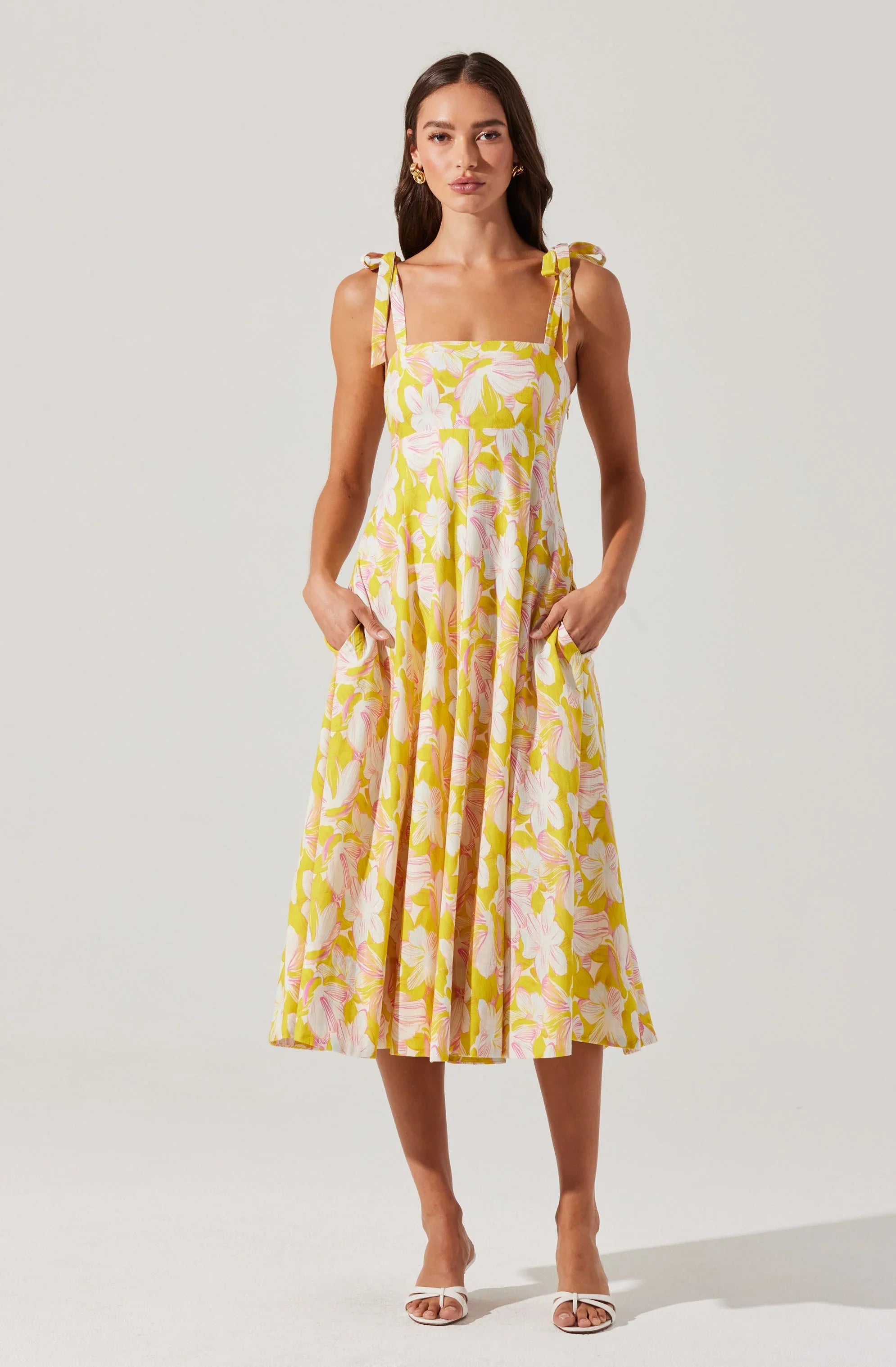 Lbruh Shiann Print Midi Dress