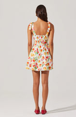 Lbruh Tinesha Bow Strap Mini Dress