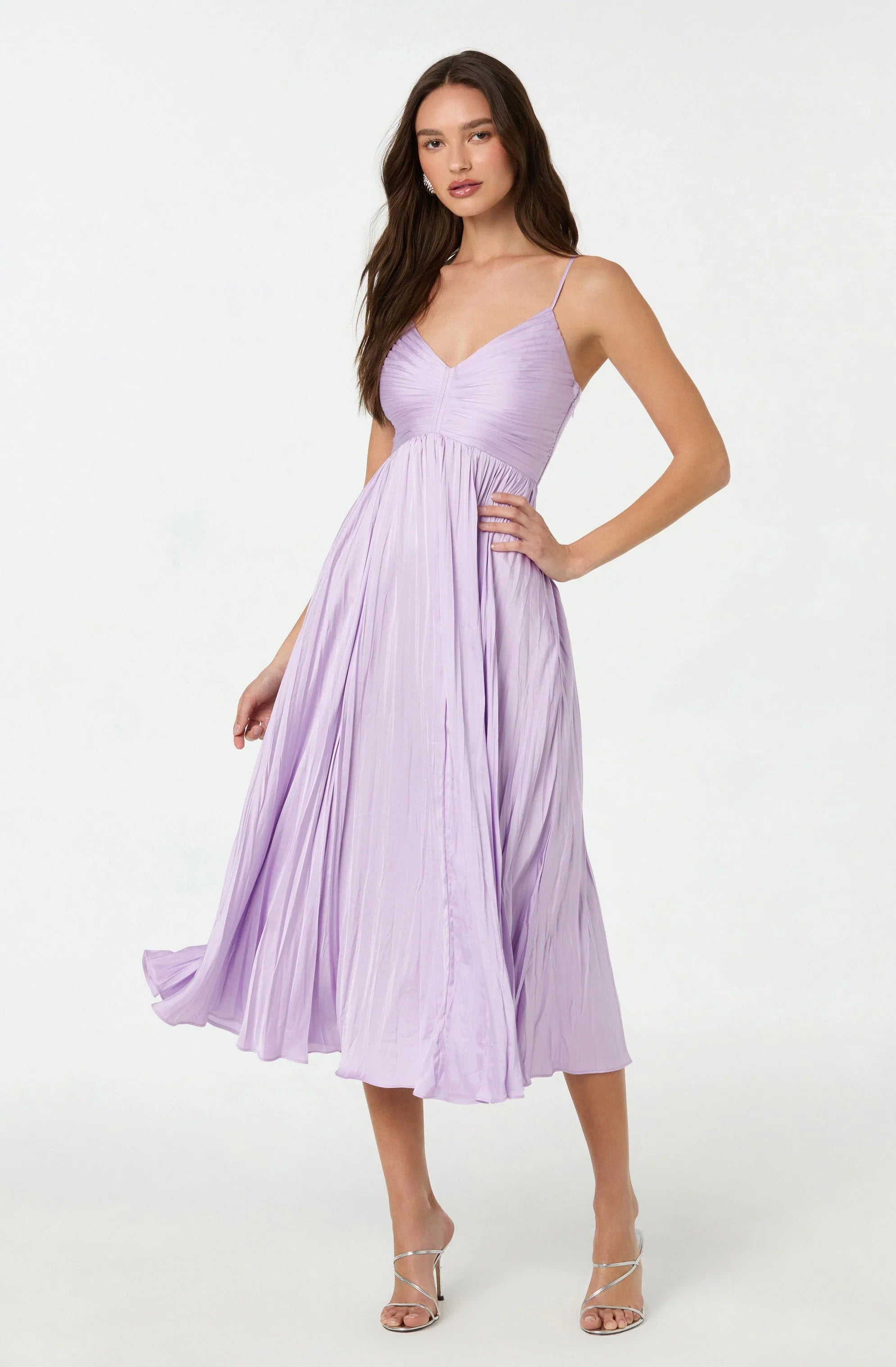 Inixyf Maeve Pleated Midi Dress