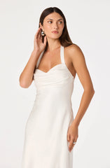 Lbruh Lara Sweetheart Halter Maxi Dress