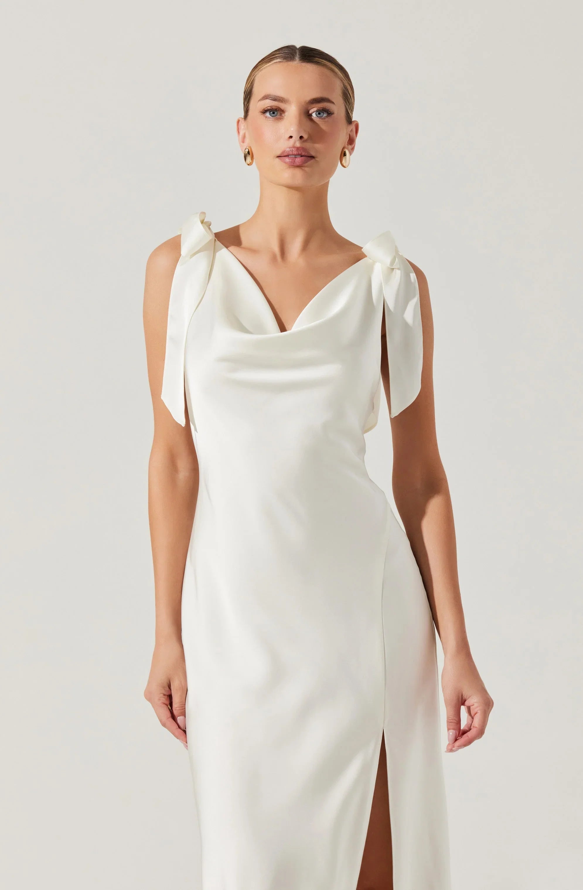 Lbruh Allexina Satin Midi Dress