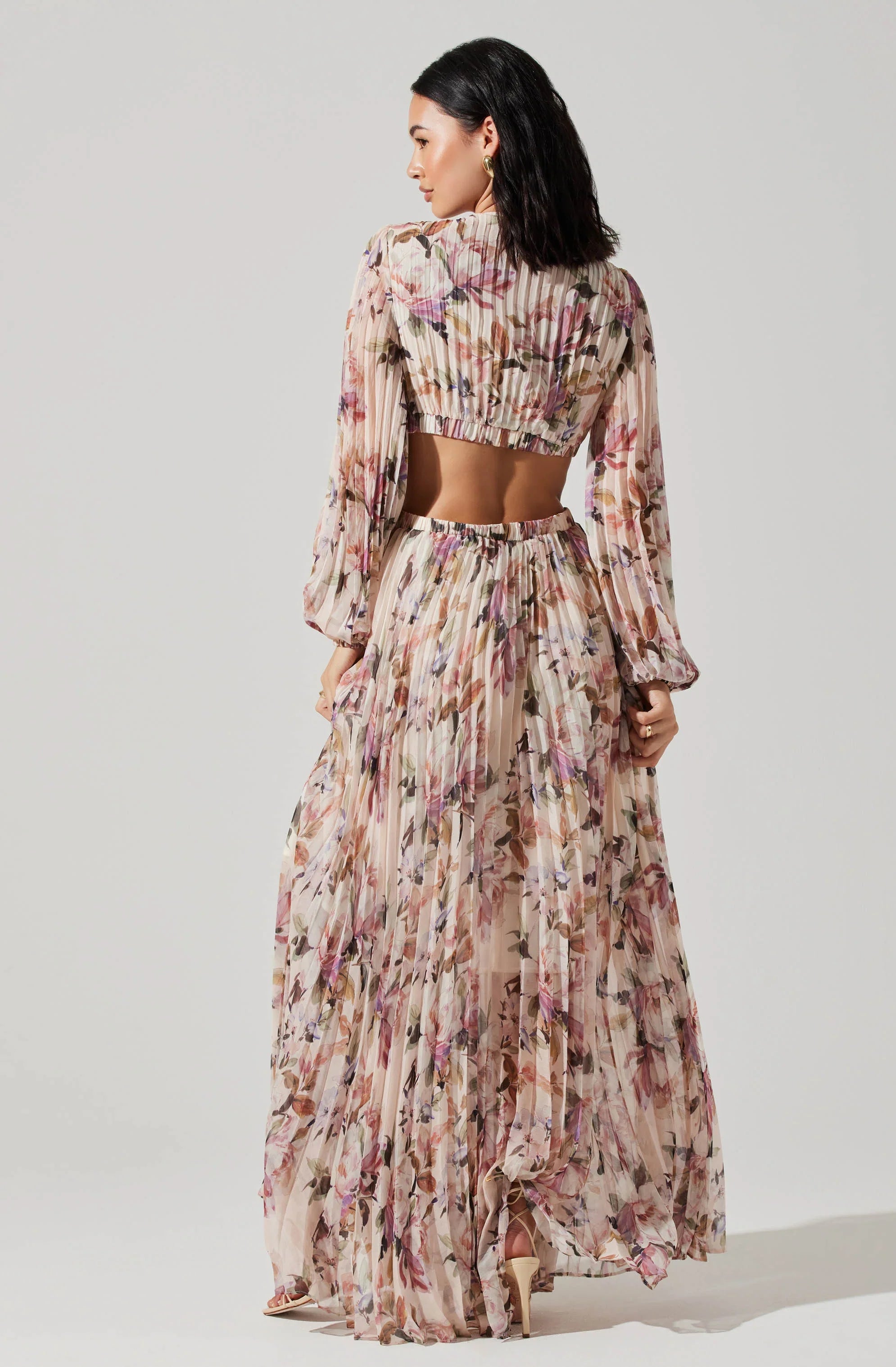 Lbruh Revery Floral Long Sleeve Maxi Dress