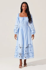 Lbruh Wisnia Eyelet Embroidered Dress