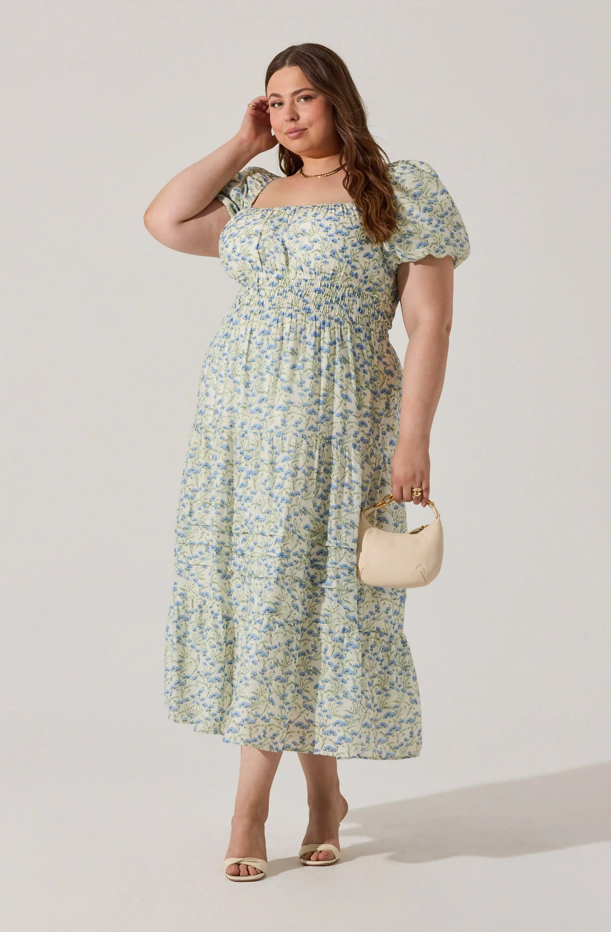 Lbruh Florentina Floral Tiered Maxi Dress
