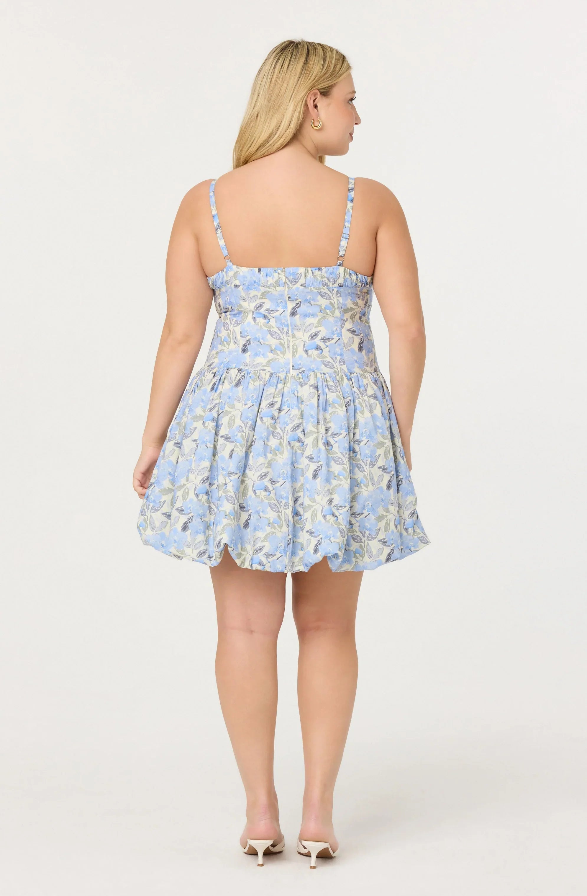 Lbruh Larissa Floral Bubble Mini Dress