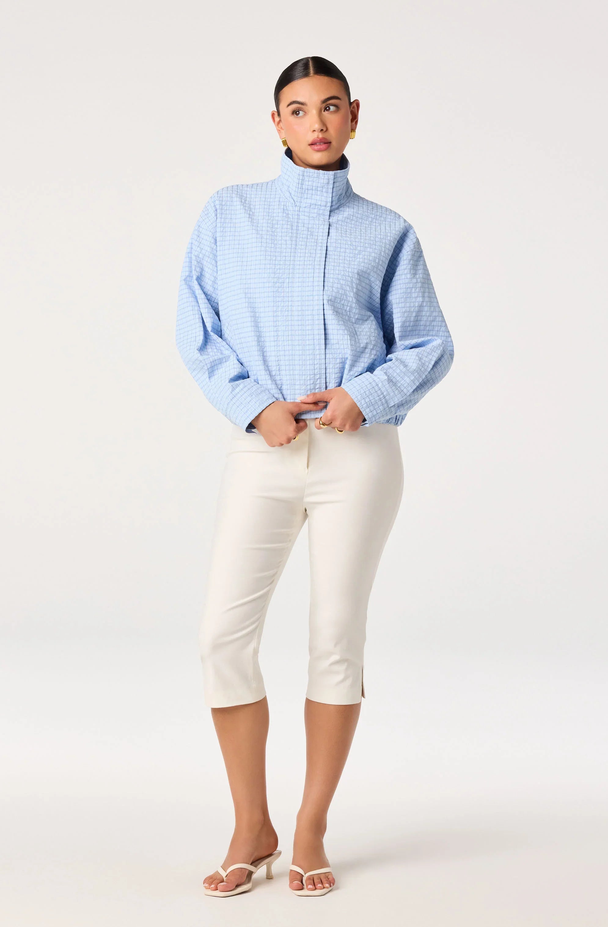 Inixyf Cooper Funnel Neck Bomber Jacket
