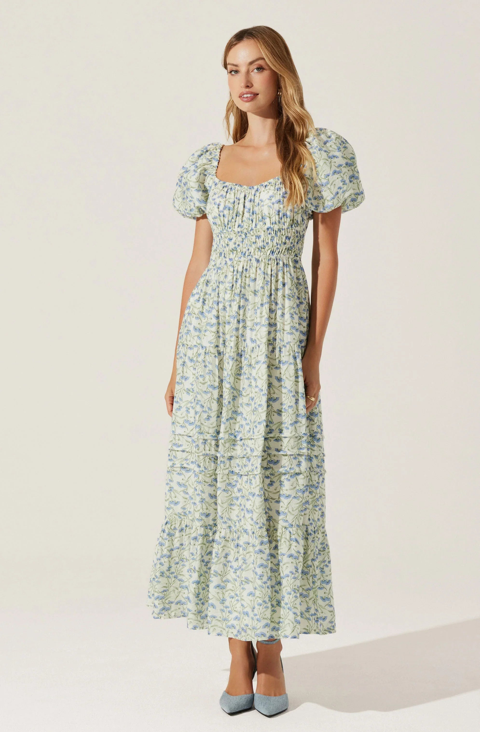 Lbruh Florentina Floral Tiered Maxi Dress